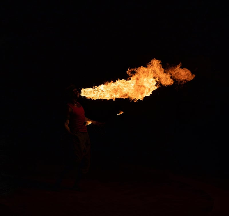 Mystical Fire Dancers